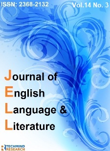 					View Vol. 14 No. 3 (2020): Journal of English Language and Literature
				